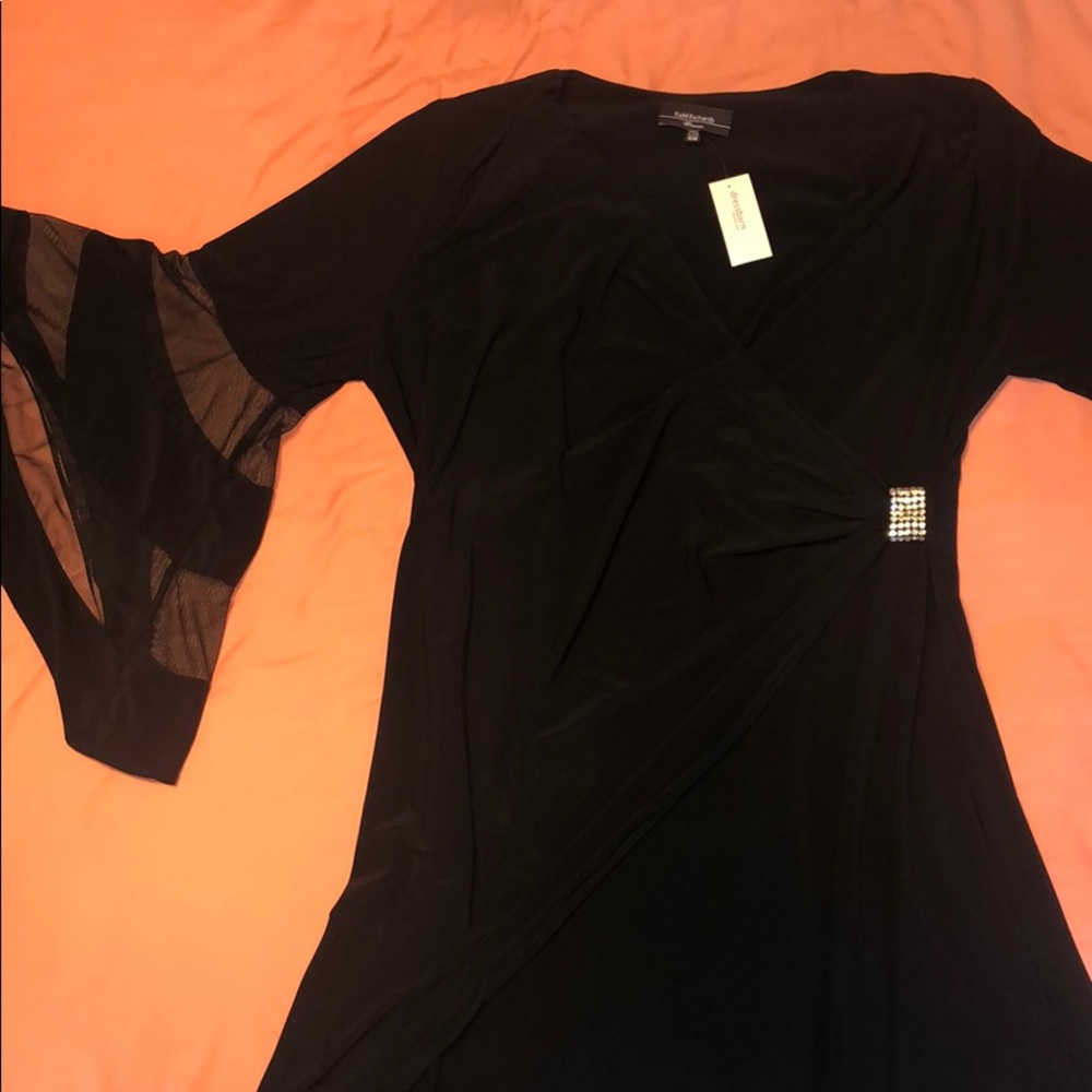 NWT Dressbarn Bell-Sleeve Wrap Dress 16W